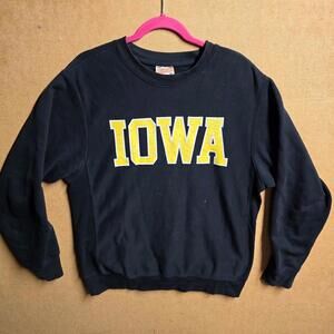 Vintage MV Sport Pro Weave University Of Iowa Crewneck Sweatshirt Sz S